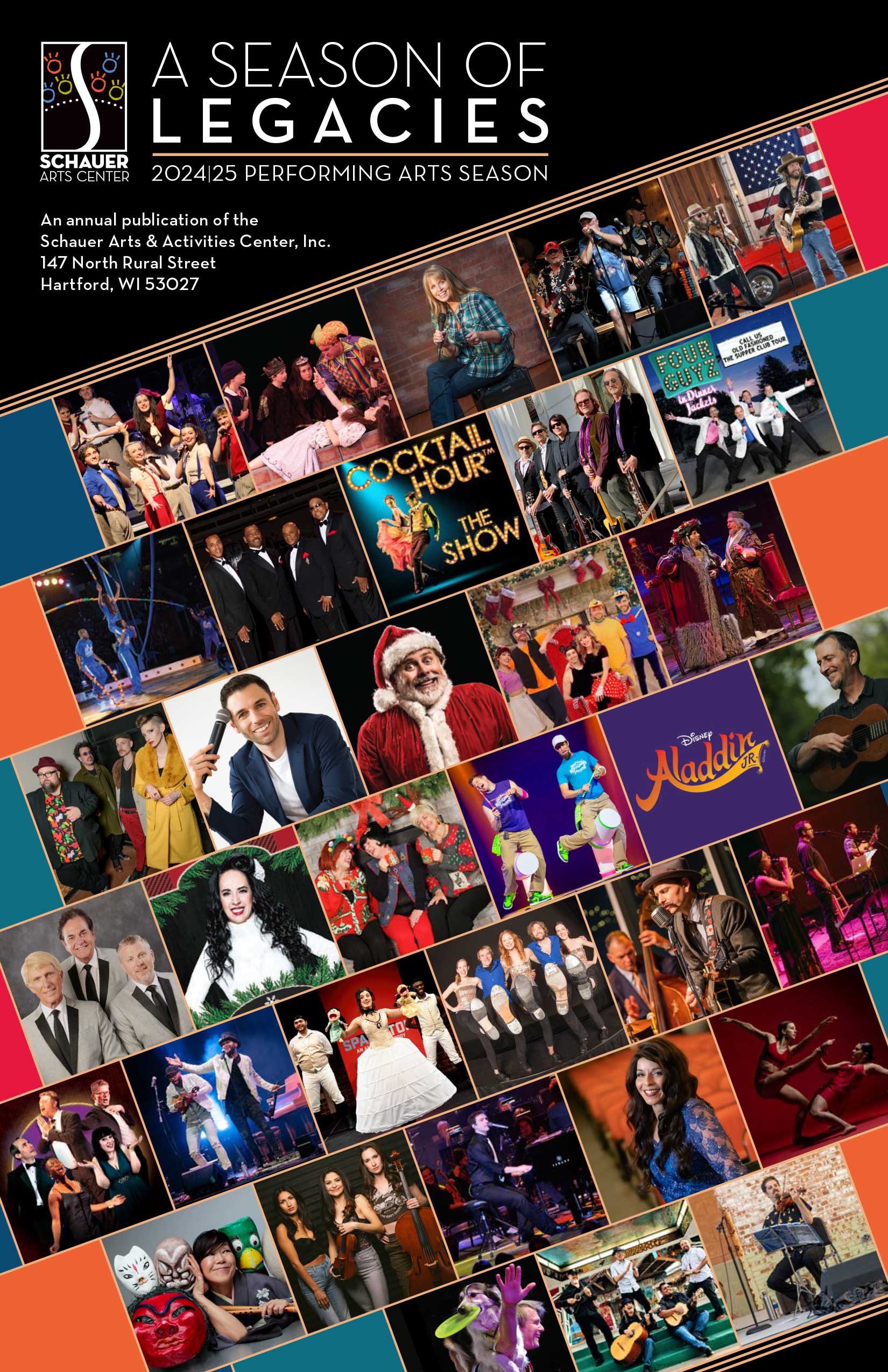 Schauer Arts Center 2024-25 Performing Arts Season Brochure